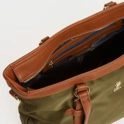 US Polo Assn Green Houston Shopping Bag -Cheap Luggage Sales Shop 11000539 large wl 03