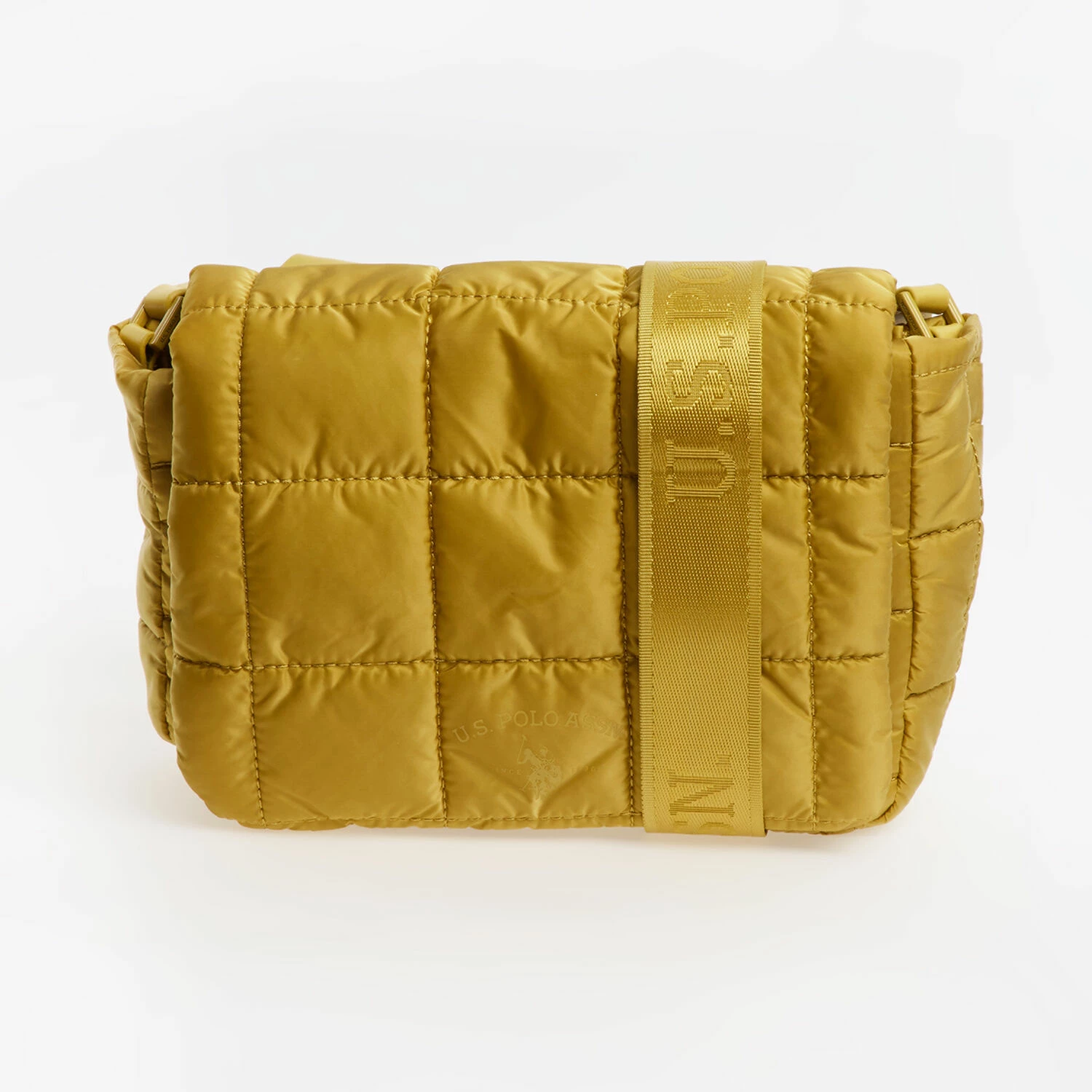 US Polo Assn Mustard Padded Cross Body Bag 1 US Polo Assn Mustard Padded Cross Body Bag