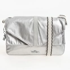 Kipling Silver Metallic Yamila Crossbody Bag