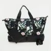 Kendall & Kylie Black Floral Print Tote Bag