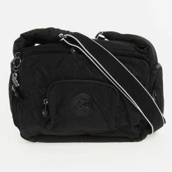 Kipling Black Zebra Europa Cross Body Bag
