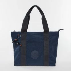 Kipling Navy Branded Tote Bag