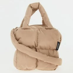 Punch Beige Puffer Shopper Bag