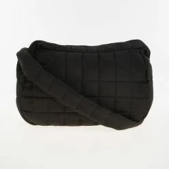 Punch Black Puffer Hobo Bag