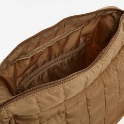 Punch Camel Brown Puffer Hobo Bag -Cheap Luggage Sales Shop 11963956 large wl 03