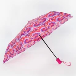 Betsey Johnson Pink & Purple Tie Dye Umbrella