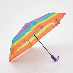 Betsey Johnson Logo Rainbow Umbrella