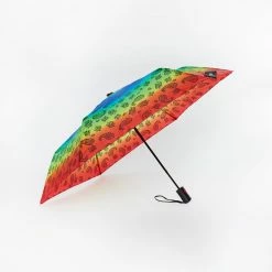Steve Madden Multicolour Rainbow Paisley Umbrella