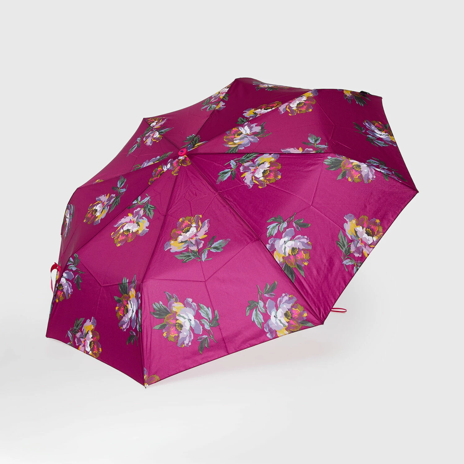 Joules Peony Berry Patterned Umbrella 2 Joules Peony Berry Patterned Umbrella - Image 2