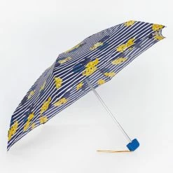 Joules Navy & Mustard Lily Pad Umbrella