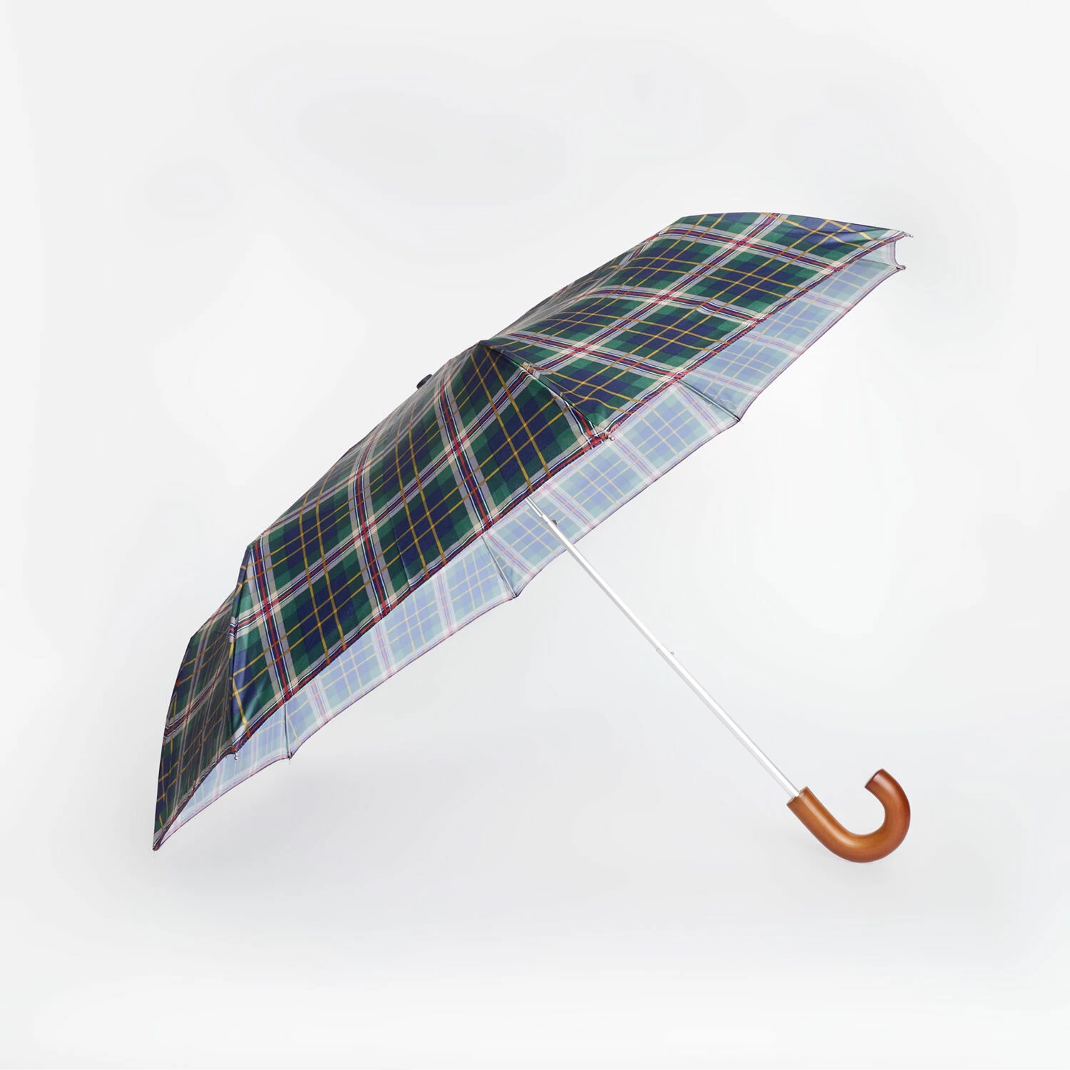 Joules Tartan Foldable Umbrella 1 Joules Tartan Foldable Umbrella