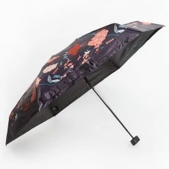Dune Black Floral Pattern Umbrella