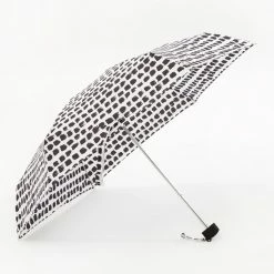 X-Brella Black & White Spotted Umbrella