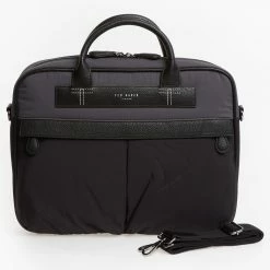 Ted Baker Black Document Bag