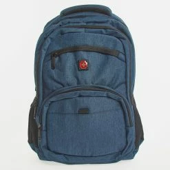 Swiss Brand Blue Multi Pocket Back Pack