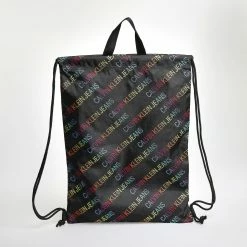 Calvin Klein Jeans Black Drawstring Backpack
