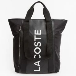 Lacoste Black Branded Shopping Bag