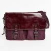Fossil Burgundy Logo Cross Body Bag